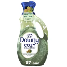 Downy Cozy Collection Fabric Softener, Pistachio Cream Scent 38oz 57 Loads