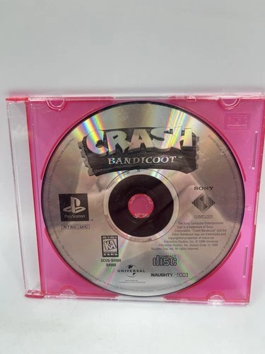Crash Bandicoot (1996) – PlayStation 1 – Sony – Naughty Dog – Disc Only