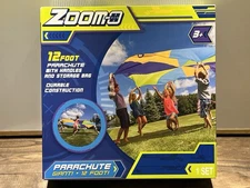 BRAND NEW Zoom-O Giant Parachute 12ft With Handles And Storage Bag Daycare Kids
