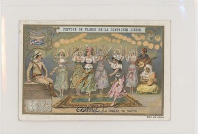 1920s Liebig Regional Dances French Turquie La Danse du Sabre z6d