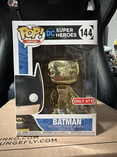 Funko Pop Batman Gold Chrome Target Exclusive #144