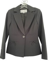 Trina Turk Women s Size 2 Black One Button Blazer Jacket