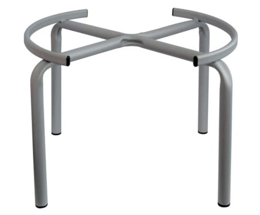 Treppiede piedistallo per contenitore fusto olio vino miele bidone acciaio - Immagine 2 di 3