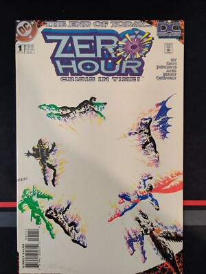Zero Hour #1 2 3 4 DC Comics Epic Event Comic Book Set Mini Series Parallax