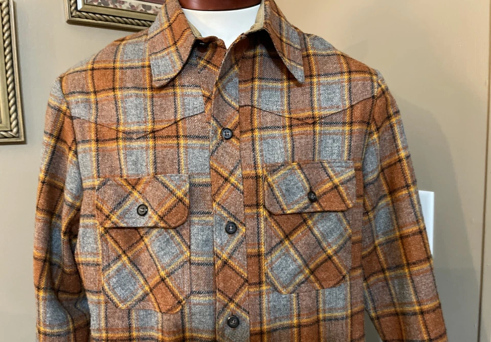 Camisa Pg’s People Plateada/Gulfstream Manga Larga Talla Grande De Colección Años 70 RARA Foto 2 de 4