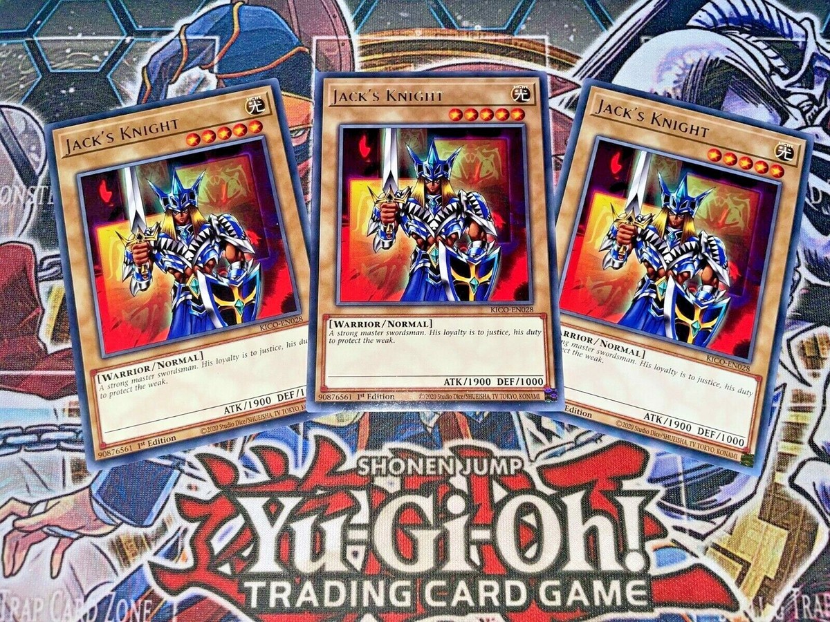 yugioh jack's knight deck *** 3x Jack's Knight 3x *** Rare Playset Yu-Gi-Oh! King's Court
