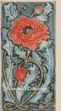 Art Deco Poppy Counted Cross Stitch Chart No.6-353b 