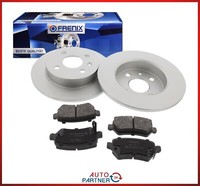 Bremsscheiben 240Mm + BelÄGe Hinten Passend FüR Opel Astra G Meriva