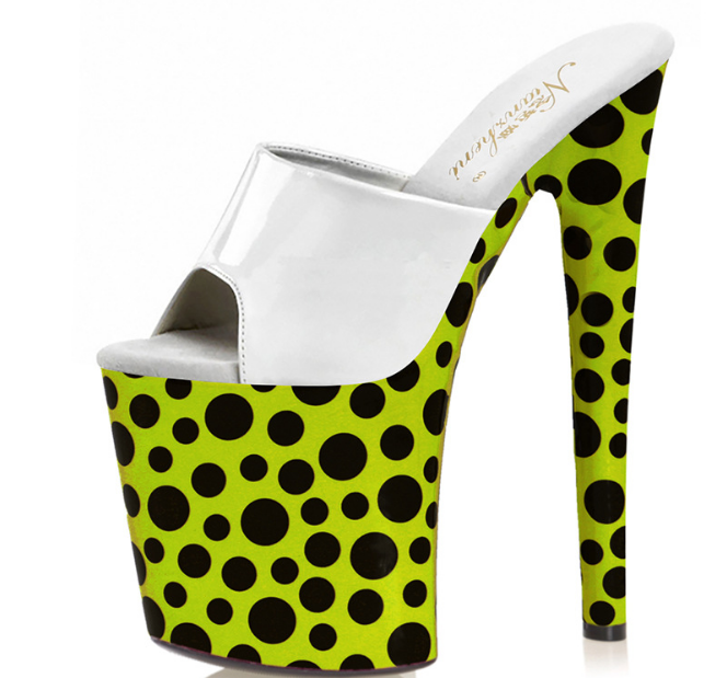 PANTOFOLA D’ORO Pantofole estive alla moda donna décolleté tacchi alti scarpe da nightclub festa