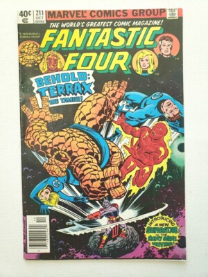 Fantastic Four #211 Marvel 1979. 1st App of Terran The Tamer  FN 6.0 