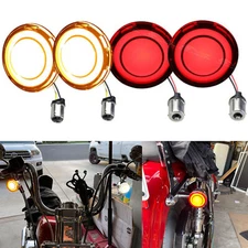 4X 1157 LED Front Rear Turn Signal Lights For Harley Davidson Touring Road Glide