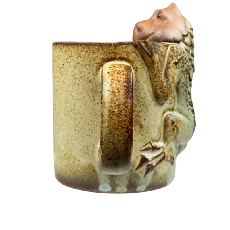 Taza Redware Figura Dragón Lagarto 3D Giftcraft Foto 2 de 4