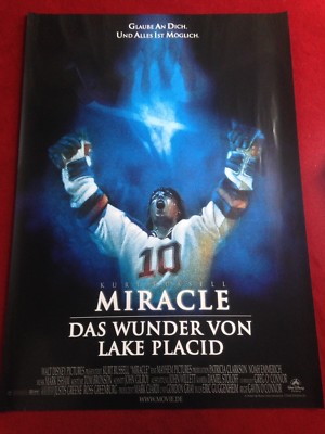 Miracle Kinoplakat Poster A1, Kurt Russell, Das Wunder von Lake Placid, Disney