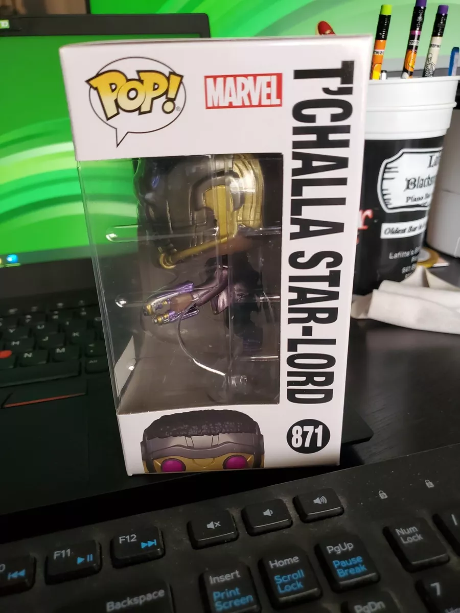 Funko Pop! Marvel: What If… - T'Challa Star-Lord Metallic #871