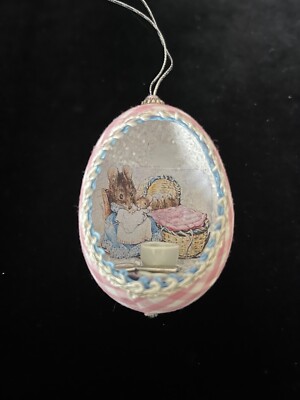 Beatrix Potter Mother Mouse Christmas Easter Real Egg Ornament Eggery