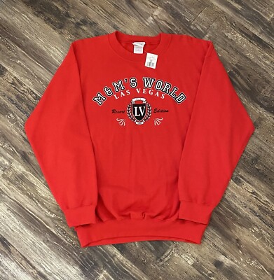 Y2K 2000s M&M s World Las Vegas Spellout Crewneck