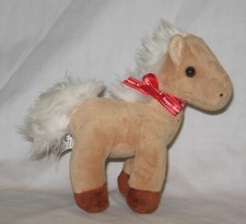 Breyer small plush horse stuffed animal Lil Bit palomino happy holiday