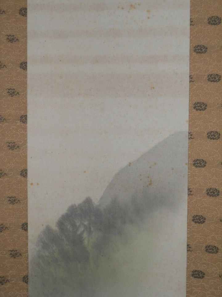 PERGAMINO COLGANTE KAKEJIKU / Pintura de paisaje de verano por Keiju Imai 今井景樹 #850 Foto 3 de 4