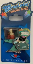 DCL Disney Cruise Artist Choice Mickey Minnie Drive-In Movie Peter Pan LE500 Pin