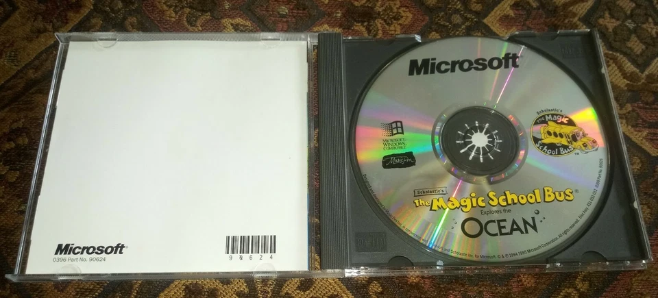 Magic School Bus Explores the OCEAN Scholastic's Microsoft PC CD-ROM Edad 6-10 Foto 4 de 4