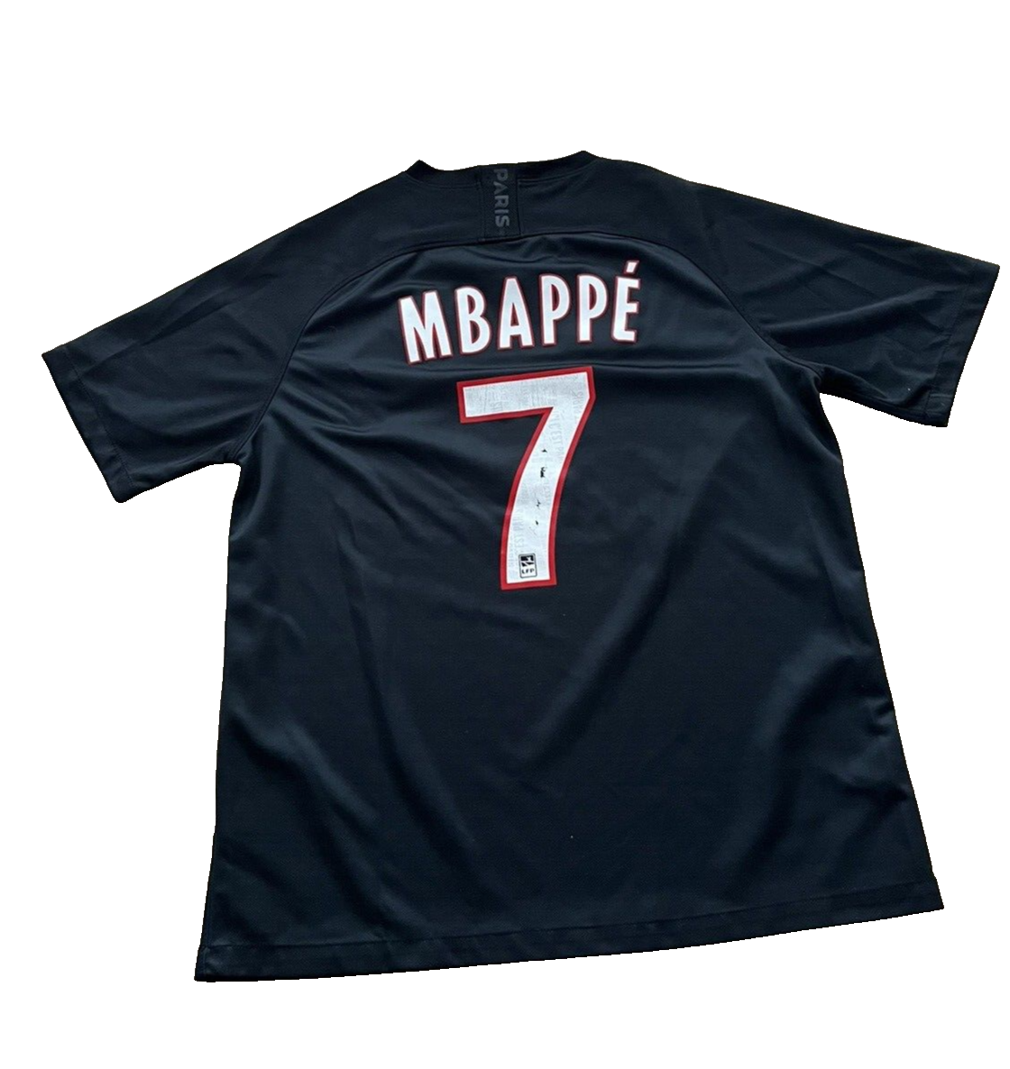 Nike Air Jordan Paris Saint Germain Fourth Futbol Soccer Jersey #7