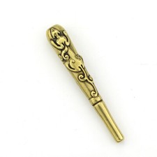 Brass Vintage Animal Pattern Pipe Cigarette Holder Filter Cigarette Pipe NEW