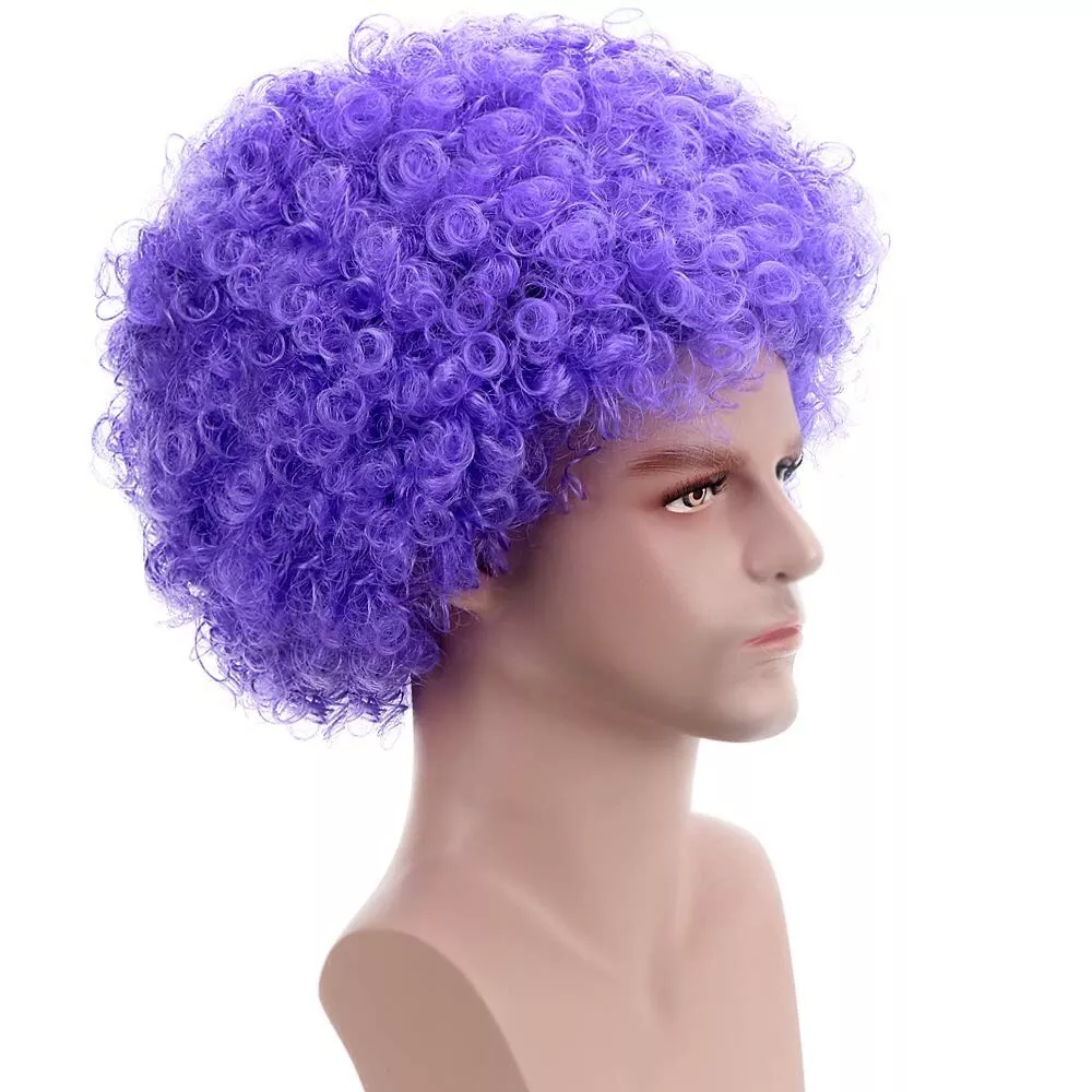 Purple clearance wig male