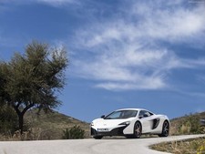 Cars mclaren 650s 2015 0c Desk Mat Stitched