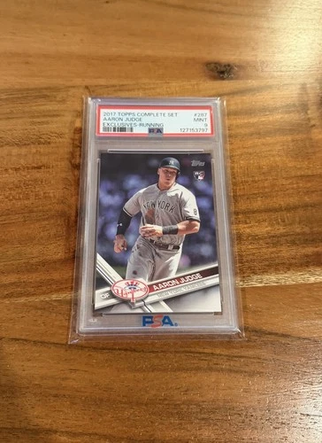 Aaron Judge 2017 Topps Complete Set Running Variation Rookie RC PSA 9 Mint Yanks