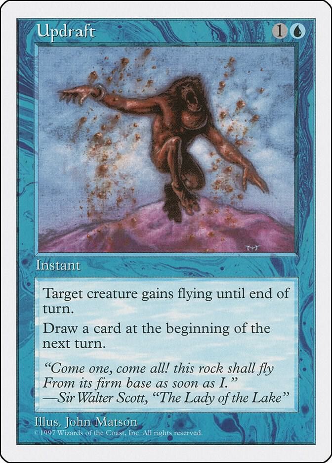 Updraft Common Fifth Edition Magic: The Gathering Lightly Played