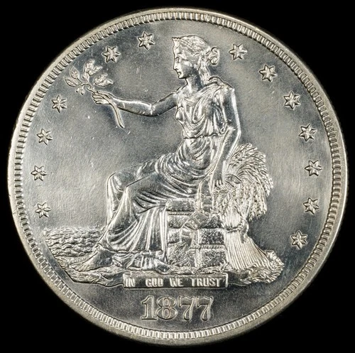 1877-S TRADE DOLLAR AU++ CONDITION PCGS AUTHENTIC (Details) Free Shipping