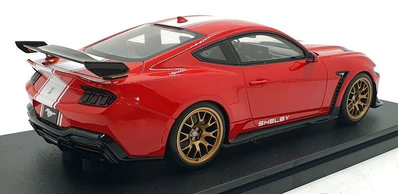 GT Spirit 1/18 Scale Resin GT531 - Shelby Mustang Supersnake - Red/White - Image 2 of 4