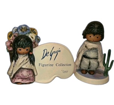 Goebel Degrazia Figurines Children W Germany Collector Plaque The Blue Boy VTG 2