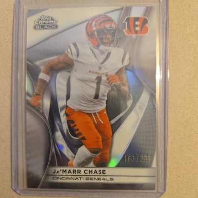 Topps Chrome Black Ja'Marr Chase Cincinnati Bengals #27 Parallel 210/299