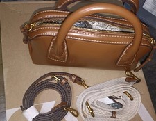 Brown Zara handbag with extra Two long straps
