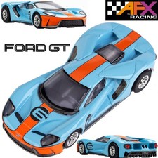 AFX 22052 Ford GT Heritage 6 Gulf HO Slot Car MegaG for Autoworld AFX22052