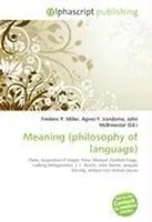 Meaning (Philosophy Of Language) Frederic P. Miller (U. A.) Taschenbuch Englisch