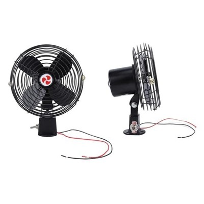 Aramox 8in 12V RV Quiet Metal Cooling Fan 2-Speed Heavy Duty Car Truck Boat Bus