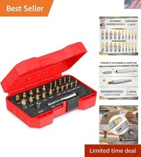 Titanium Screw Extractor Set For Stripped Broken Damaged Screws - 22 Pc Si... Titanium Screw Extractor Set For Stripped Broken Damaged Screws - 22 Pc Si...