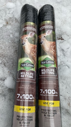 Lot 2 | Sta-Green Wildlife Netting | 7 X 100 sq Foot Coverage