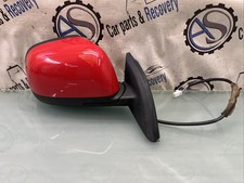 NISSAN LEAF RIGHT DRIVER SIDE POWER FOLD WING MIRROR IN RED Z10G 2016