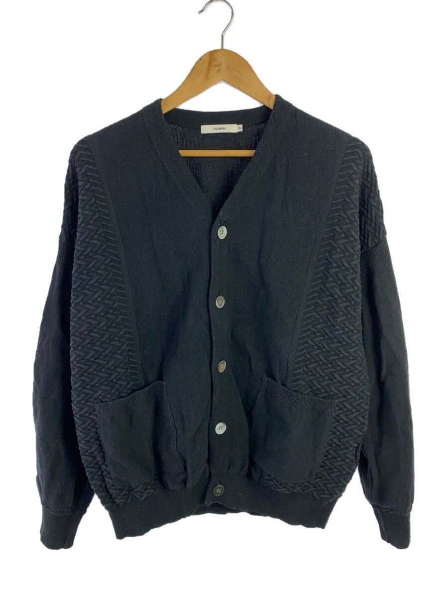 YASHIKI Cardigan 23SS Hanaikada 2 Cotton Black YSK-23SS-KN YASHIKI Cardigan 23SS Hanaikada 2 Cotton Black YSK-23SS-KN