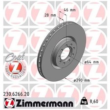 2x Bremsscheibe vorne für Iveco Daily 4 5 | 26248189