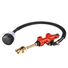 Rear Brake Master Cylinder Replacement with Brake Fluid Reservoir for Most red