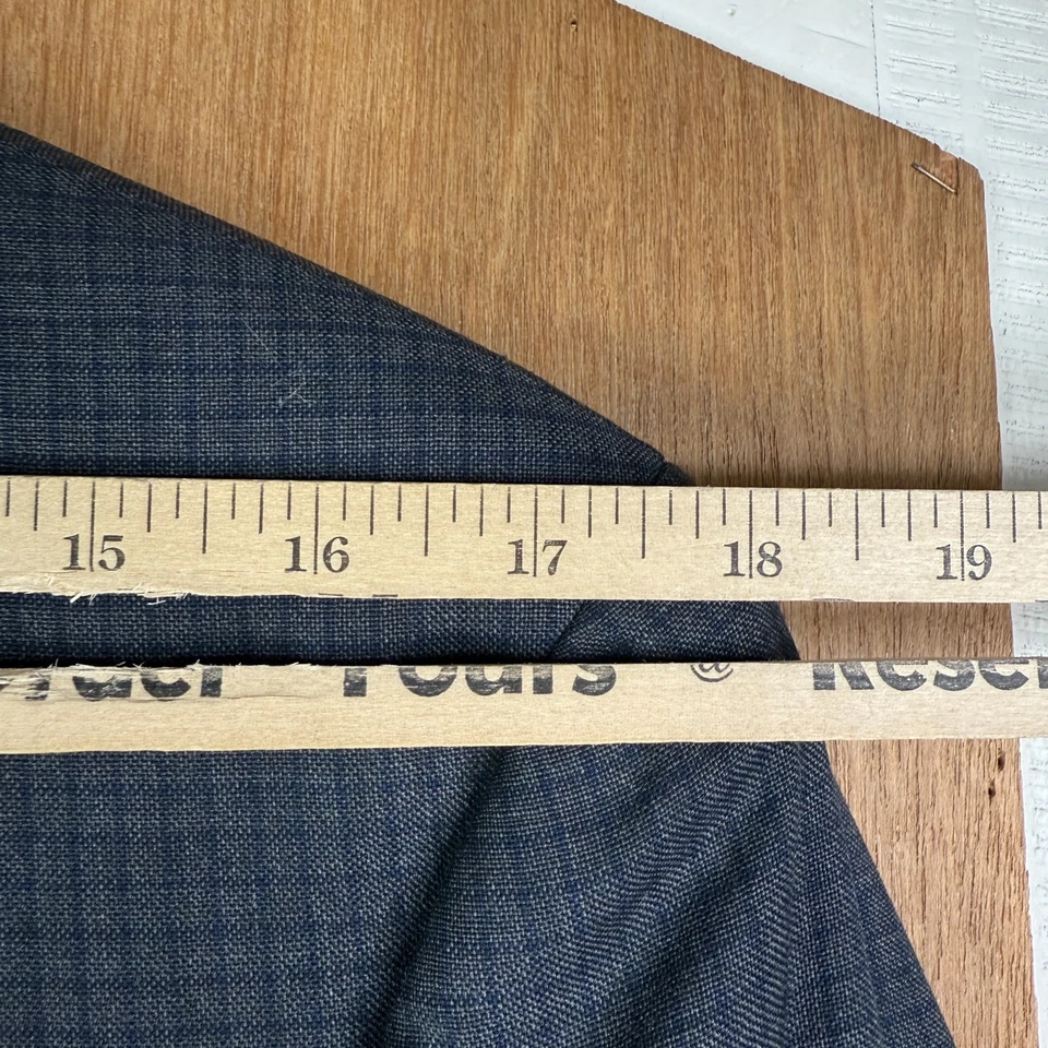 Traje Michael Kors Para Hombre 38R Gris Ventana 2 Botones 100% Lana Pantalones 32x39 Planos Foto 4 de 4