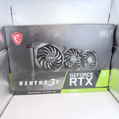 MSI GeForce RTX 3060 Ventus 3X 12G OC 12GB GDDR6 Open Box