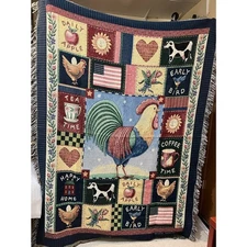Pure Country Weavers Rise & Shine Coco Dowley Cotton Woven Blanket Throw 72x54