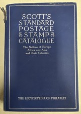 Vintage 1954 Vol 2 Scott's Standard Stamp Katalog znaczków pocztowych Filatelistyka
