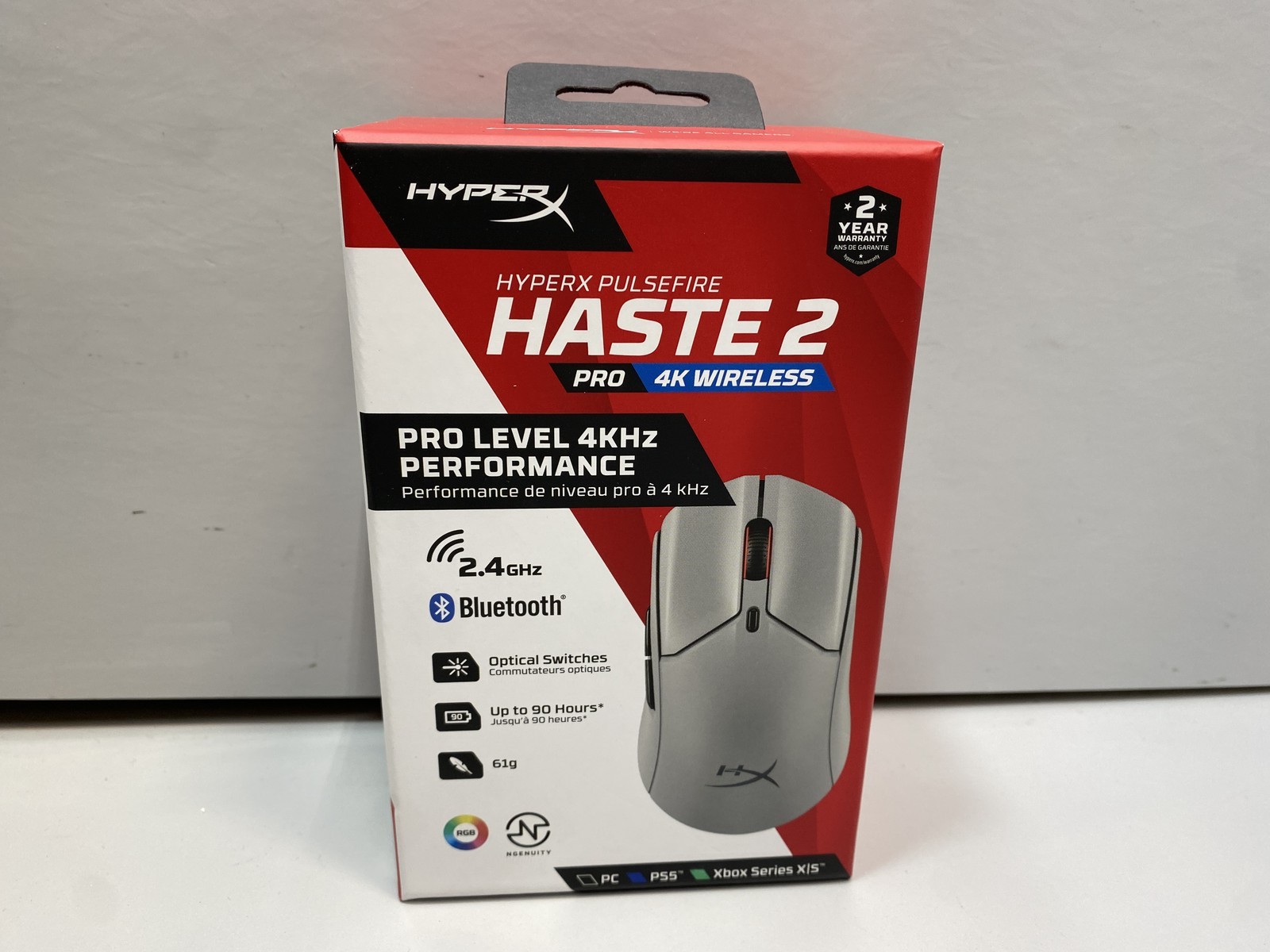HyperX Pulsefire Haste 2 Pro 4K Wireless Mouse