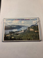 Columbia River Highway Oregon Greetings Fold Out Postcard Booklet
